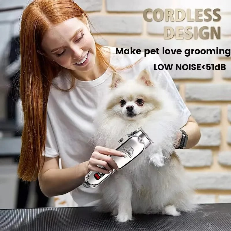 Cordless Pet Grooming Clipper Kit - Luxivelle