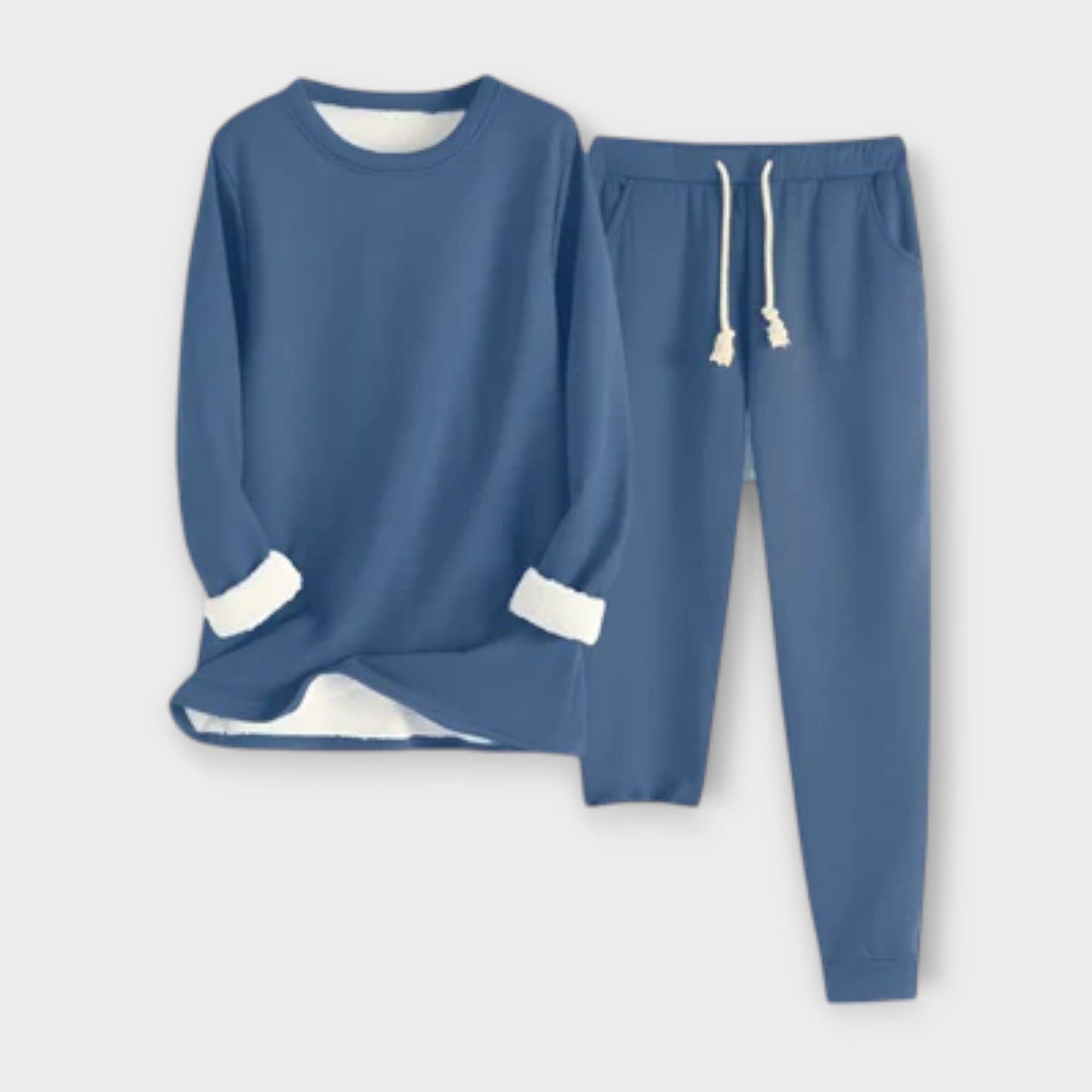 Soft Warm Fleece Hoodie Set