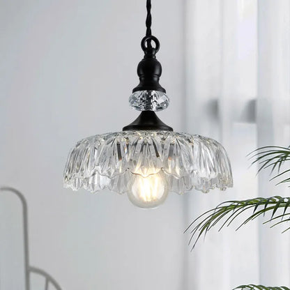 Classic Glass Hanging Kitchen Light Fixture - Luxivelle