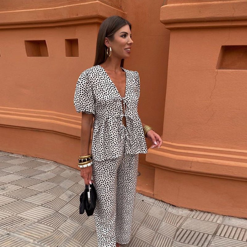 Relaxed Fit Graphic Tee Set