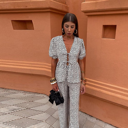 Relaxed Fit Graphic Tee Set