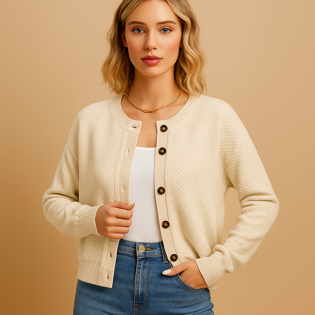 Simple Women's Long Sleeve Knit Sweater - Luxivelle