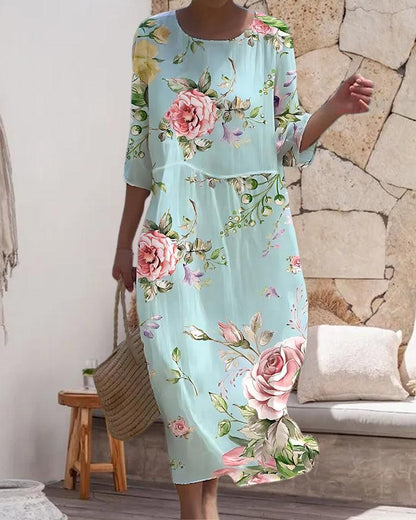 Miranda | Womens Summer Floral Dress-2