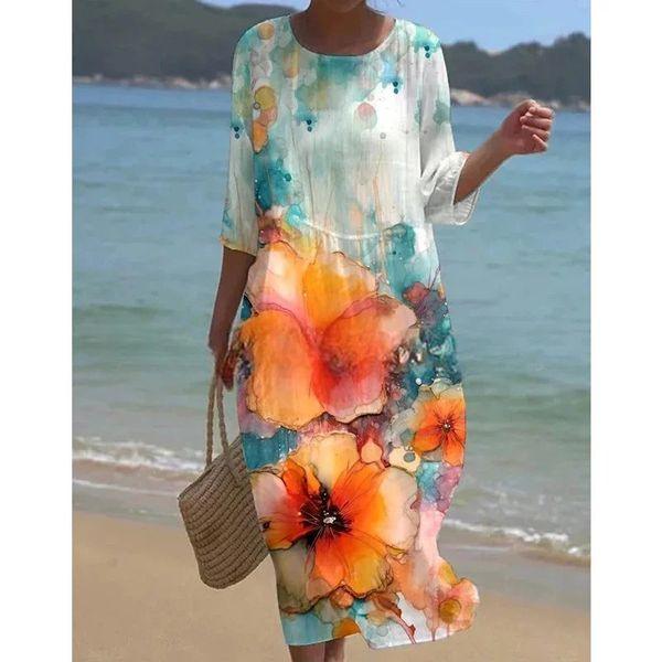 Variant image for Miranda | Womens Summer Floral Dress-31