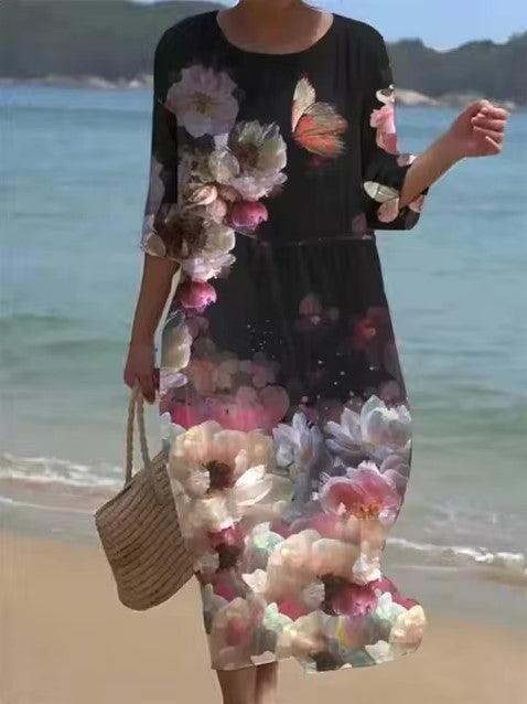 Miranda | Womens Summer Floral Dress-5