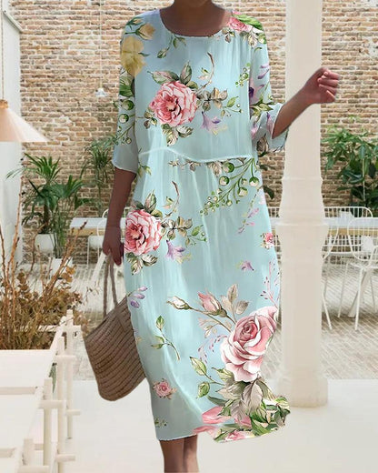 Miranda | Womens Summer Floral Dress-3