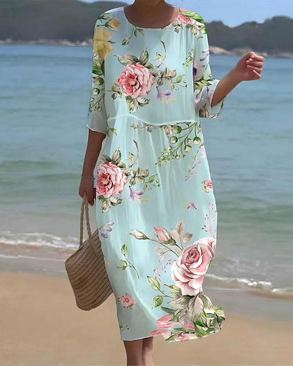 Miranda | Womens Summer Floral Dress-1
