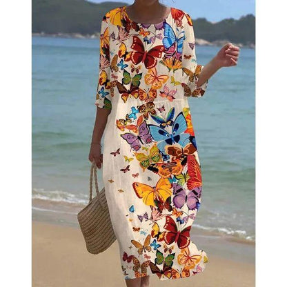 Miranda | Womens Summer Floral Dress-6