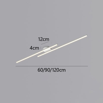 "Modern aluminium semi flush mount LED ceiling light with sleek design, energy-efficient illumination, and multiple finishes.