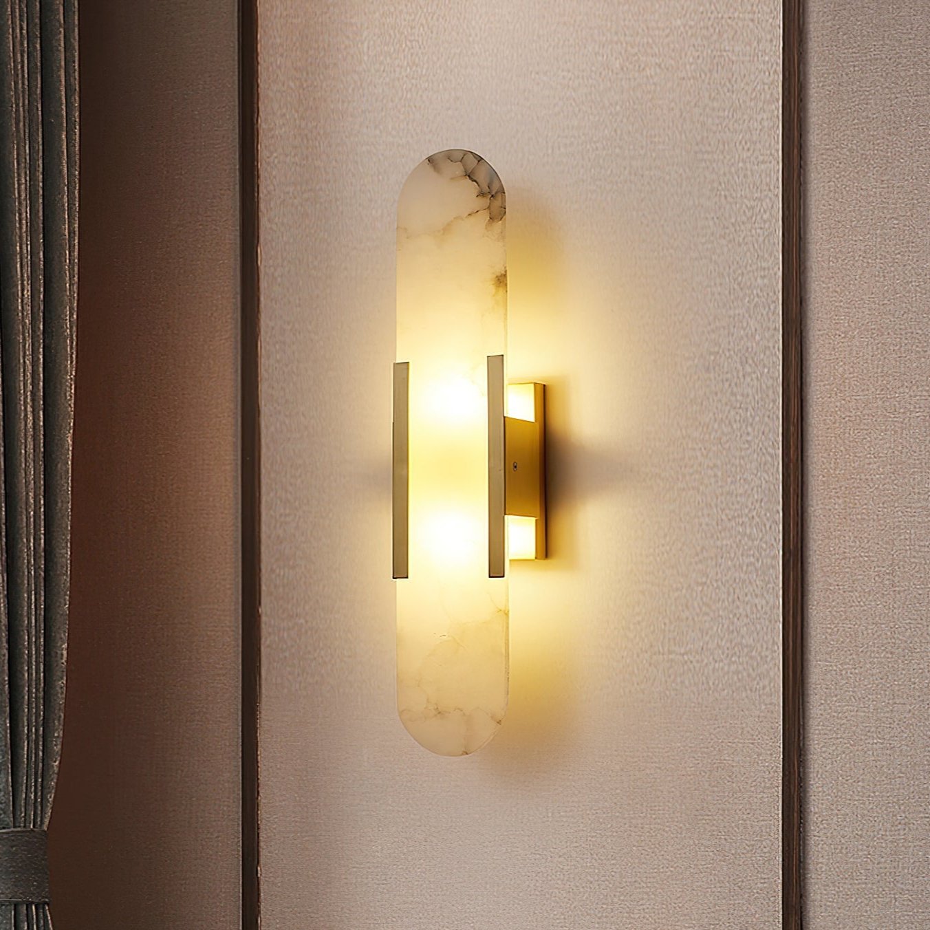 Elegant Long White Wall Light - Luxivelle