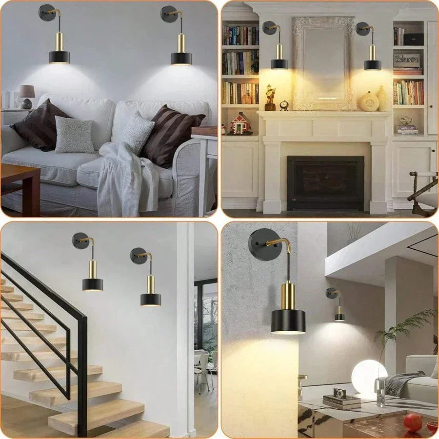 Wireless Rechargeable Remote Control Wall Light - Luxivelle