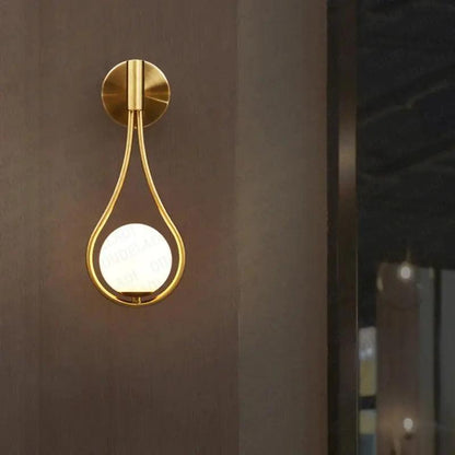 Contemporary Gold and Black Wall Light - Luxivelle