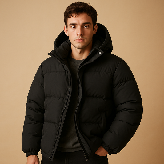 Warm Mens Down Filled Jacket - Luxivelle