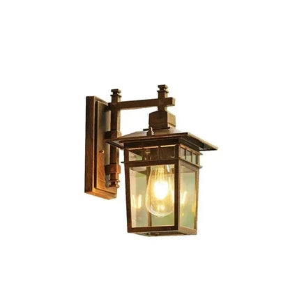 "Modern waterproof outdoor wall light with sleek design, ideal for garden or entrance, weather-resistant and versatile."