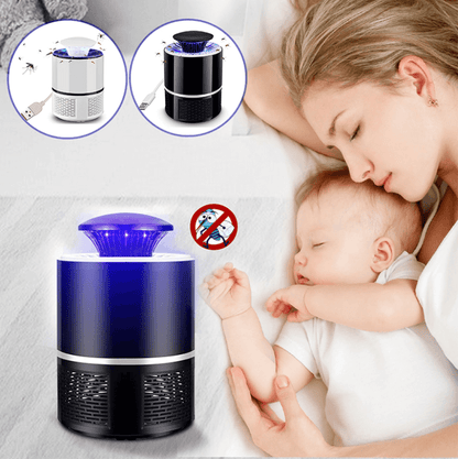 Compact UV Bug Zapper Lamp with Quiet Operation - Luxivelle