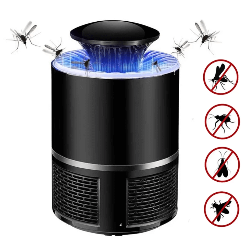Compact UV Bug Zapper Lamp with Quiet Operation