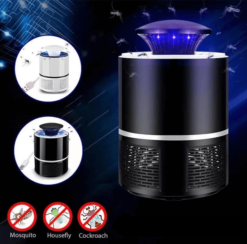 Compact UV Bug Zapper Lamp with Quiet Operation