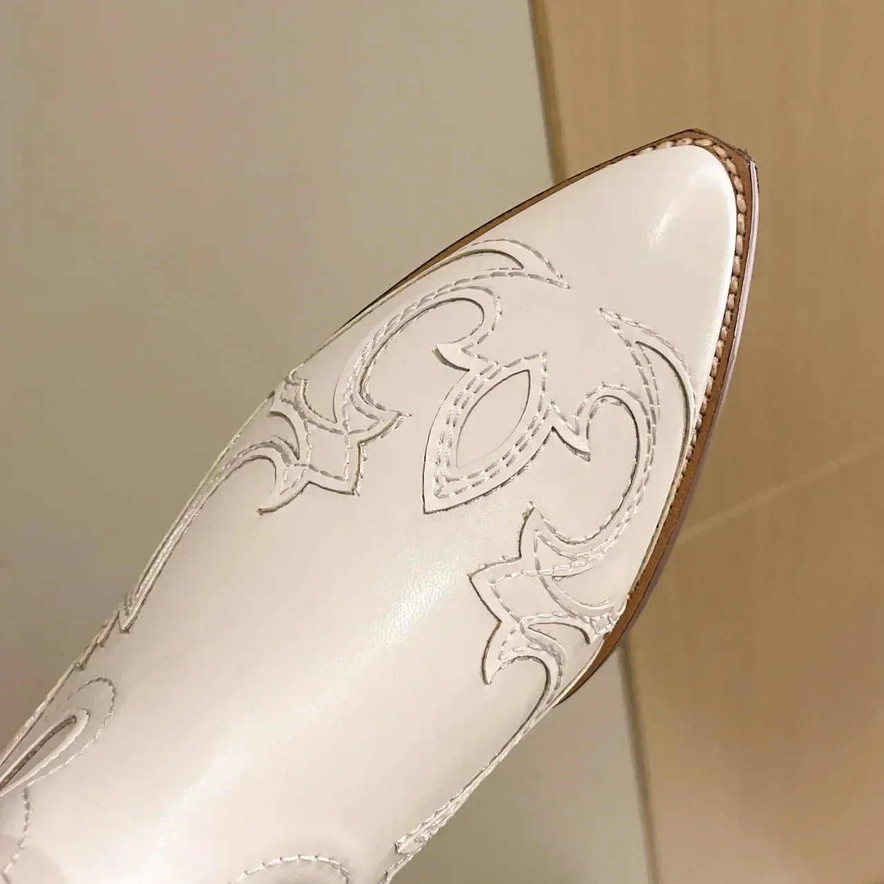 Misty | Cowboy Boots with Embroidered Details for Versatile Style 5