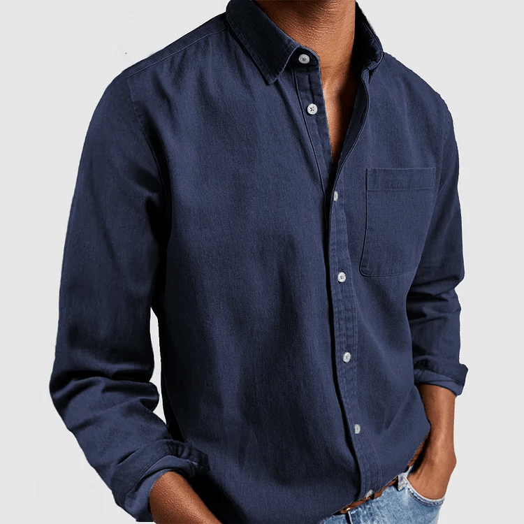 Comfortable Men's Casual Button Shirt - Luxivelle