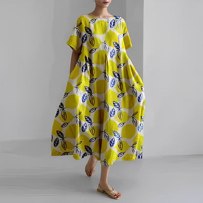 Women's Casual Floral Sundress Lightweight Maxi Dress