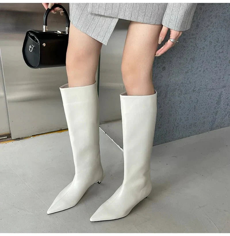 Elegant | Black Knee High Boots for Women 5