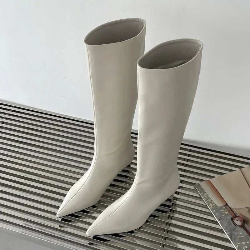 Elegant | Black Knee High Boots for Women 6
