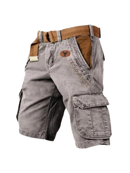 Relaxed Fit Men's Cotton Work Shorts