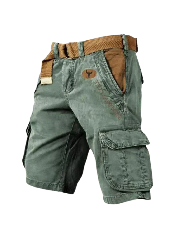 Relaxed Fit Men's Cotton Work Shorts