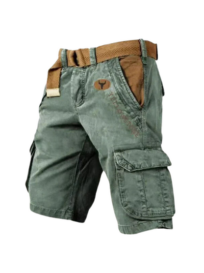 Relaxed Fit Men's Cotton Work Shorts
