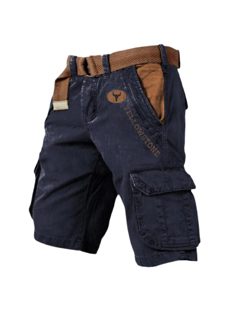 Relaxed Fit Men's Cotton Work Shorts