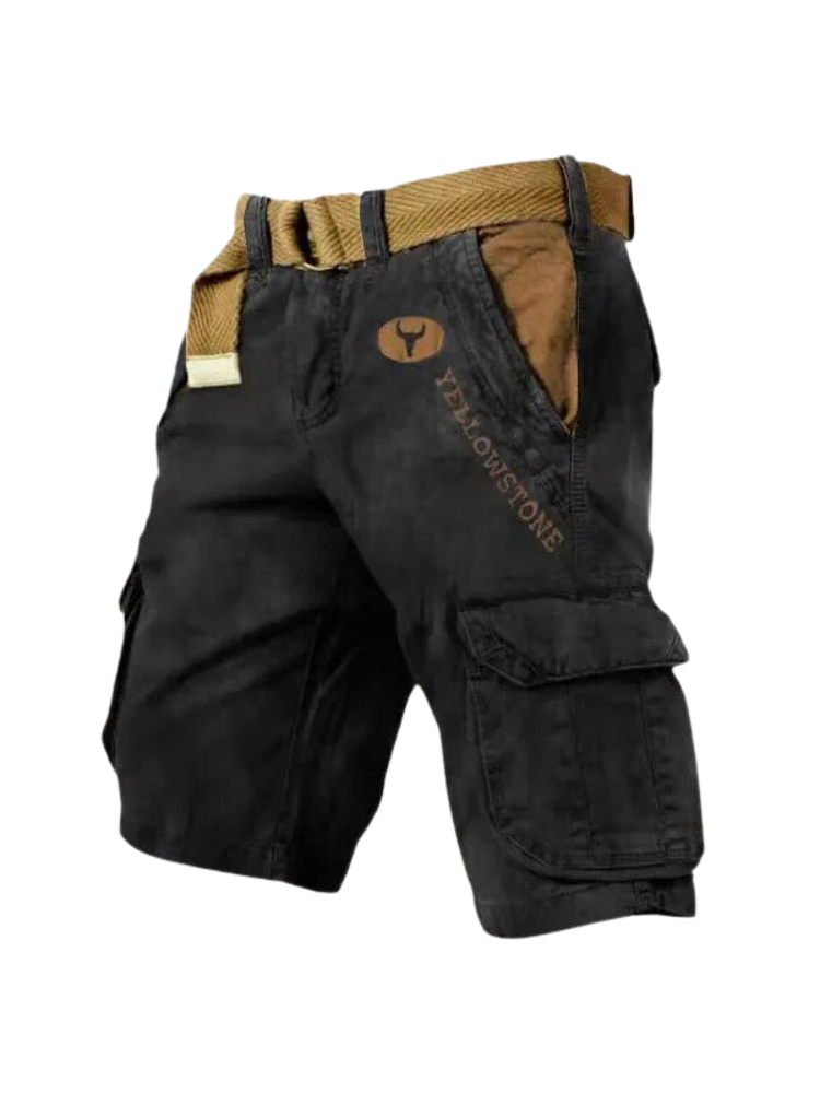Relaxed Fit Men's Cotton Work Shorts