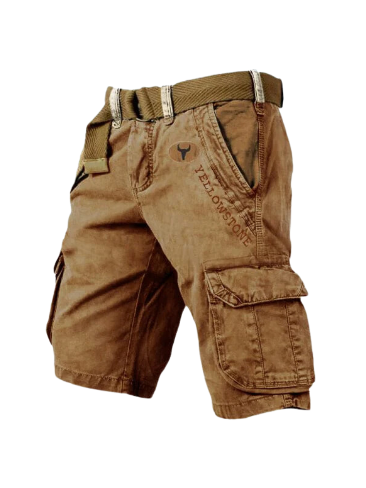 Relaxed Fit Men's Cotton Work Shorts