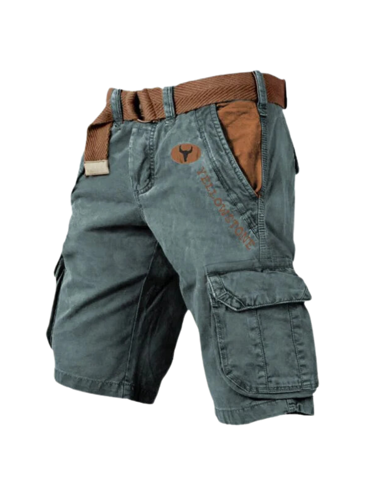 Relaxed Fit Men's Cotton Work Shorts