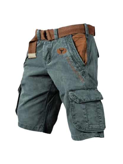 Relaxed Fit Men's Cotton Work Shorts