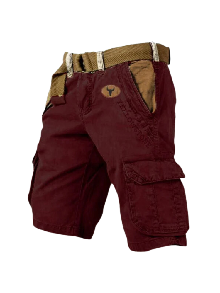 Relaxed Fit Men's Cotton Work Shorts