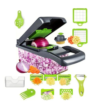 Easy Use Food Chopper and Grater Set - Luxivelle