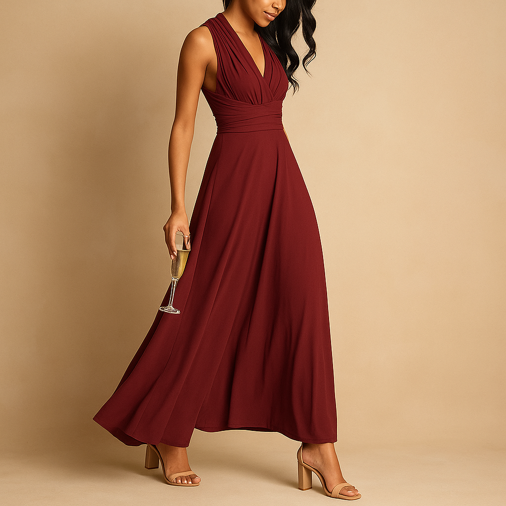 Versatile Wrap Around Dress for Women - Luxivelle