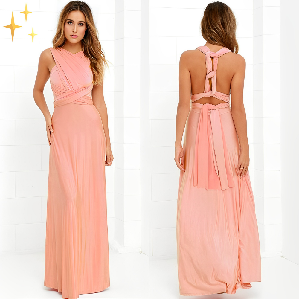 Elegant Wrap Maxi Dress | Light, Flowy and Perfect for Any Occasion - Trendy Melbourne