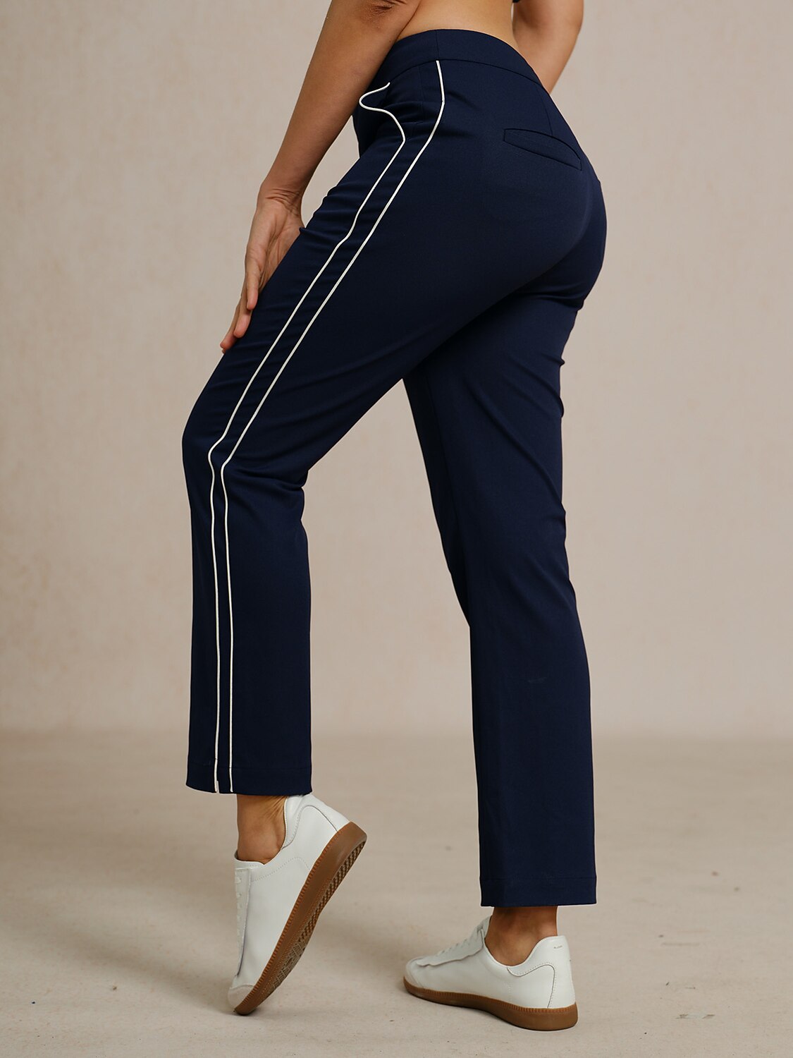 Athletic Fit 28 Inch Stretchy Slim Ankle Pants