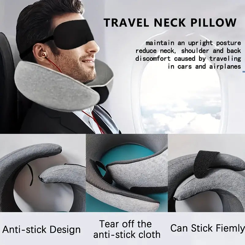 Comfortable U-Shaped Travel Neck Pillow Soft Support