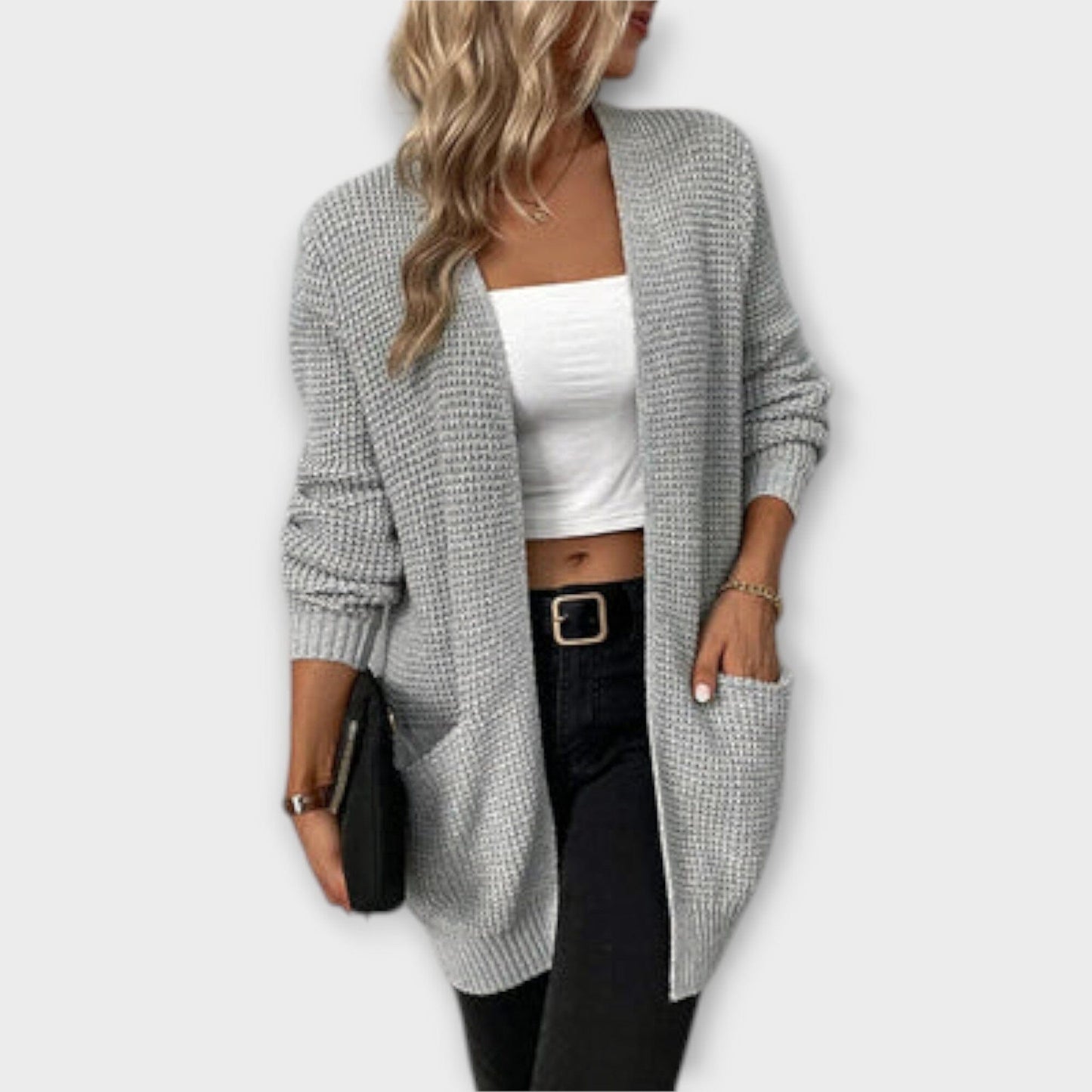 Cozy Pocket Cardigan Sweater