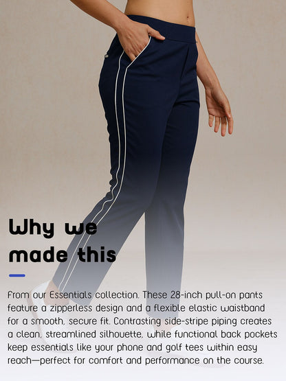 Athletic Fit 28 Inch Stretchy Slim Ankle Pants