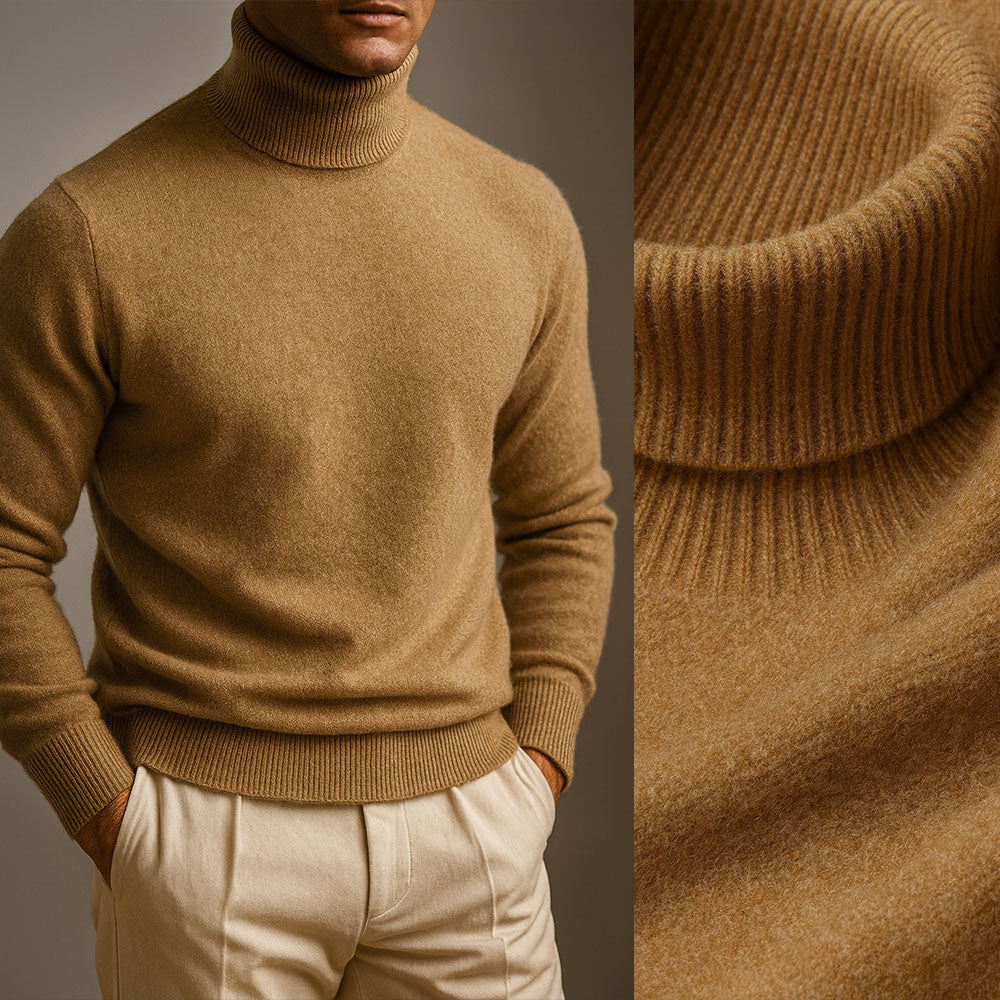 Classic Fit Men's Turtleneck Sweater