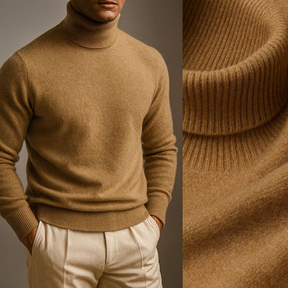 Classic Fit Men's Turtleneck Sweater