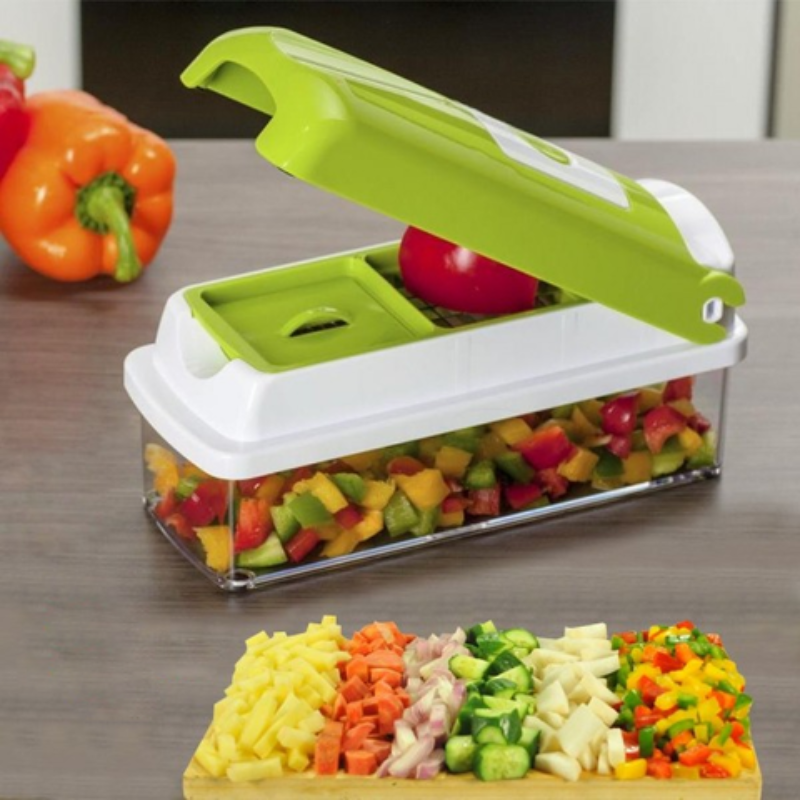 Easy 12-in-1 Veggie Chopper and Slicer Kitchen Tool