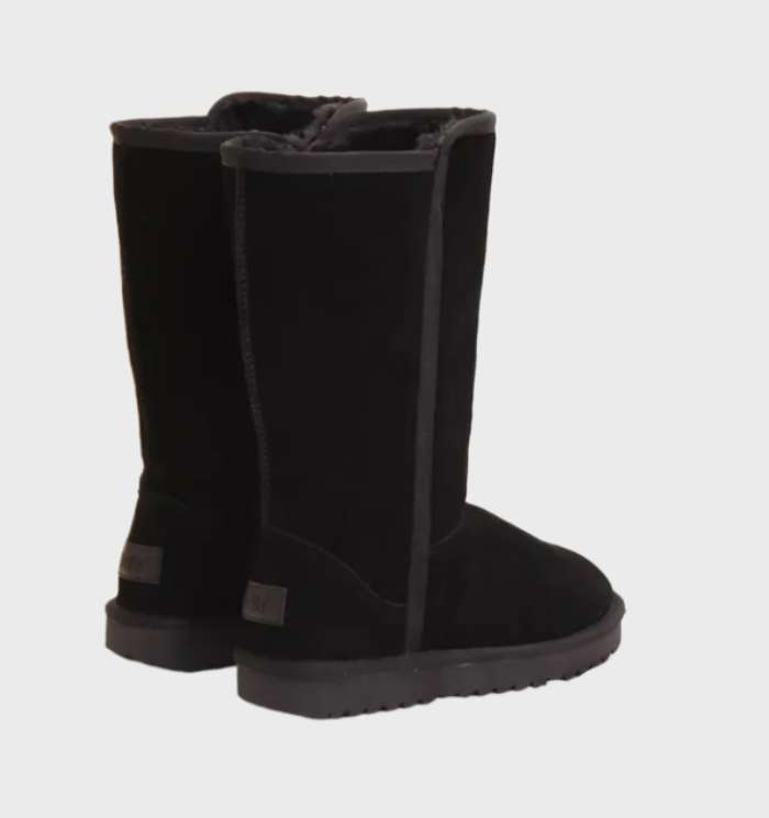 Cozy Waterproof Suede Ankle Boots with Side Zip - Luxivelle