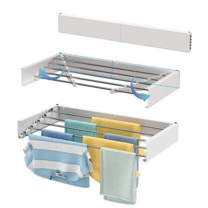 Compact Folding Wall Mount Dryer Rack - Luxivelle