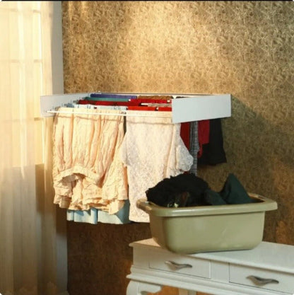 Compact Folding Wall Mount Dryer Rack