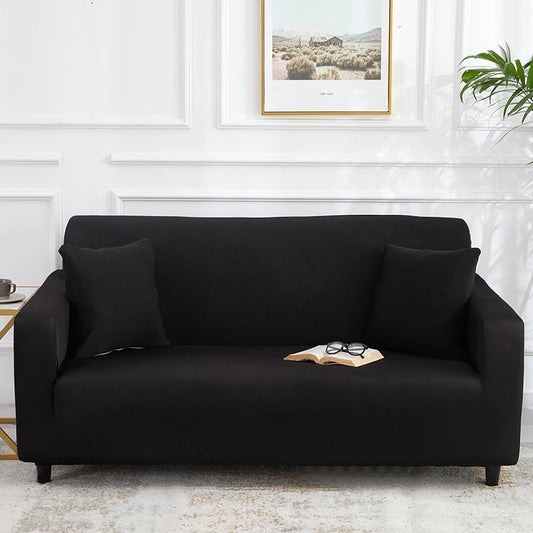 Universal Fit Elastic Sofa Slipcover in Solid Colors - Luxivelle