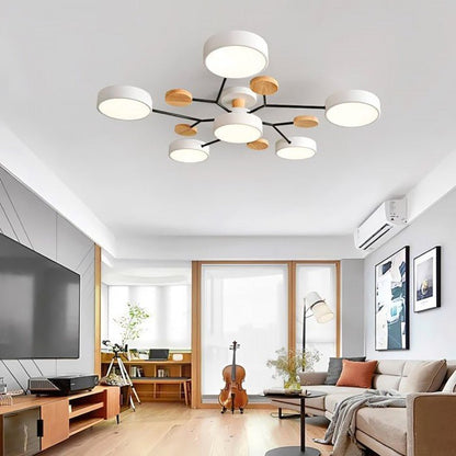Simple LED Ceiling Light - Warm White Modern Design